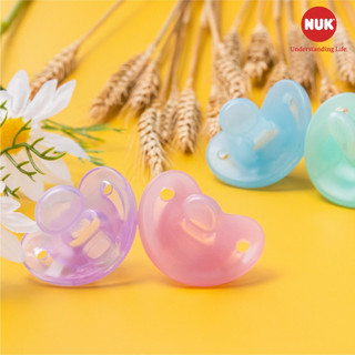 Ti giả NUK Sensitive Silicone ty ngậm nguyên khối silicone đúc liền, an toàn tuyệt đối khi sử dụng