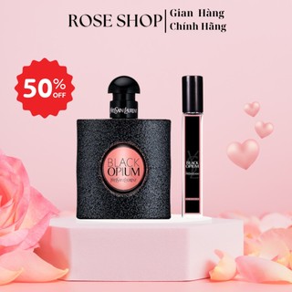 Nước hoa nữ Black Opium chính hãng ROSE PERFUME 10ml phong cách Ngọt ngào,Quyến rũ,Sang trọng và Bí ẩn
