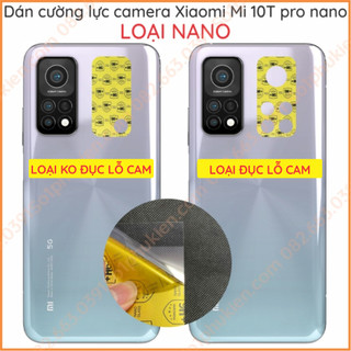 Dán cường lực camera Xiaomi Mi 10T pro siêu bền siêu bảo vệ