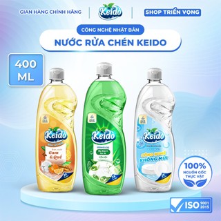 Nước rửa chén bát keido chiết xuất thiên nhiên chai 400ml