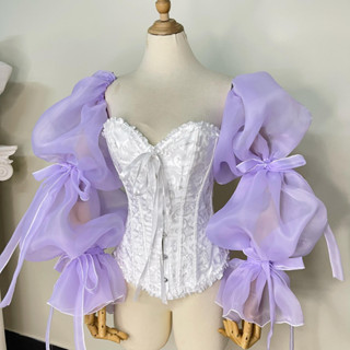 ⚡ SIÊU SIÊU RẺ⚡ Set 1 đôi ống tay voan kính nhiều màu chụp ảnh mẫu make up, beauty, váy concept xòe to bồng bềnh