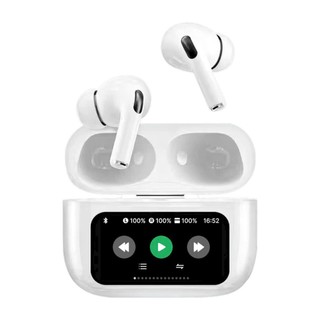 Tai nghe bluetooth wiwu t22 màn hình cảm ứng tft chống ồn chủ động công nghệ anc xuyên âm thanh