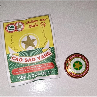 (Chính hãng)  Combo 02 hộp Cao Sao Vàng Dược TW3 3g (Dầu cù là)