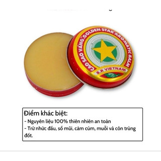 (Chính hãng)  Combo 02 hộp Cao Sao Vàng Dược TW3 3g (Dầu cù là)