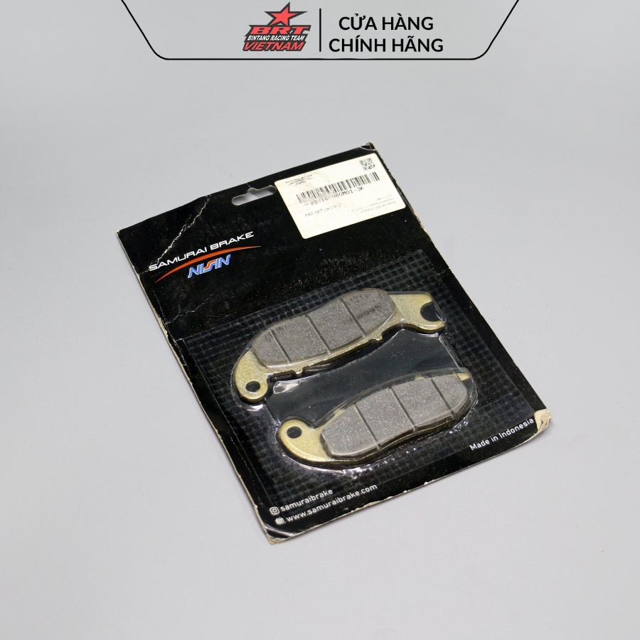 Bố thắng Nissin Samurai dùng cho Heo Samurai - Hàng Chính Hãng