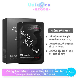 Mặt Nạ Lột Mụn Đầu Đen Ciracle Blackhead Off Cotton Mask 5ml/Miếng
