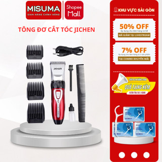 Tông Đơ Cắt Tóc Gia Đình MISUMA, Máy Hớt Tóc Tại Nhà Sạc Pin Tích Điện Kèm Nhiều Phụ Kiện, Bảo Hành 12 Tháng