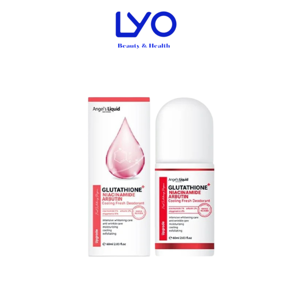 Lăn Nách Khử Mùi Angel Liquid Giảm Thâm Nách 7Day Angel Liquid Glutathione+ Niacinamide Fresh Deodorant 60ml