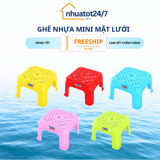 Ghế nhựa mini mặt lưới duy tân nhựa cao cấp