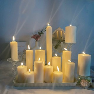  Nến thơm cao cấp nến thơm trụ tròn đa dạng kích thước trang trí bàn tiệc an toàn cho người sử dụng 