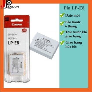Pin thay thế pin máy ảnh Canon LP-E8