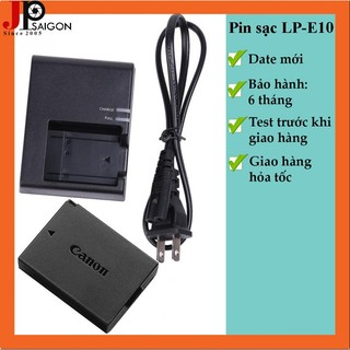 PIN SẠC MÁY ẢNH CANON THAY THẾ CHO PIN LP-E10
