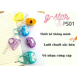 Combo 3 cái Gọt/chuốt bút chì PS01 hiệu GSTAR cao cấp lưỡi dao sắt không rỉ