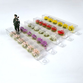 Mô hình bụi cỏ luống hoa trang trí sa bàn, tiểu cảnh, terrarium, nhà búp bê, DIY