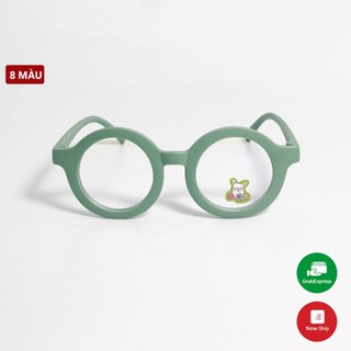 Kính mát trẻ em gọng dẻo tròng trong suốt chống bụi, chống tia UV dành cho bé từ 2 đến 5 tuổi JS11065trong