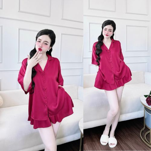 Đồ Ngủ Nữ Tay Cánh Dơi,MIKY, Đồ Ngủ Bigsize lụa Latin cao cấp mềm mại xinh xắn  canh doi dui 1 < 80KG | BigBuy360 - bigbuy360.vn