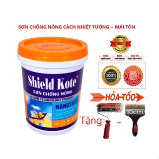 Sơn Chống Nóng Shield Kote 20kg Giảm Nhiệt, Chống Hấp Thụ Nhiệt Độ Của Mặt Trời, Dùng Cho Mái Tôn, Sân Thượng, Tường Nhà