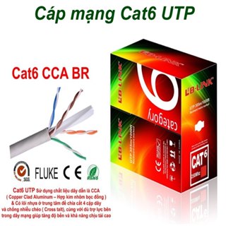 CUỘN 305M CÁP MẠNG CAT6 LB LINK CHÍNH HÃNG - CÁP LAN, CÁP INTERNET, DÂY LAN