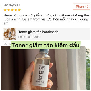 Toner giấm táo handmade
