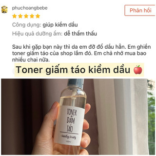 Toner giấm táo handmade