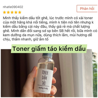 Toner giấm táo handmade