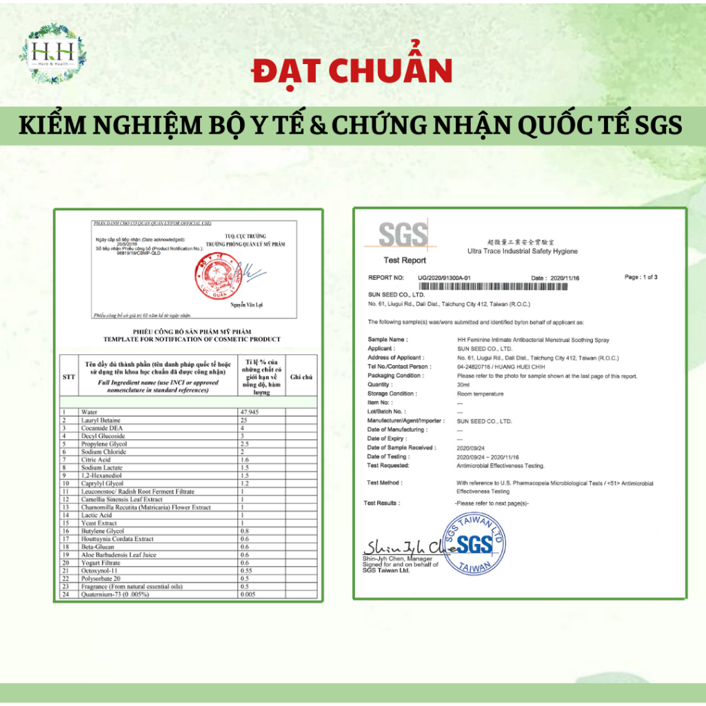 (Combo Bảo Vệ Săn Chắc) Kem Dưỡng Vùng Kín HH 30g + Xịt Phụ Khoa HH 50ml Chiết Xuất Tự Nhiên An Toàn Cho Da Nhạy Cảm