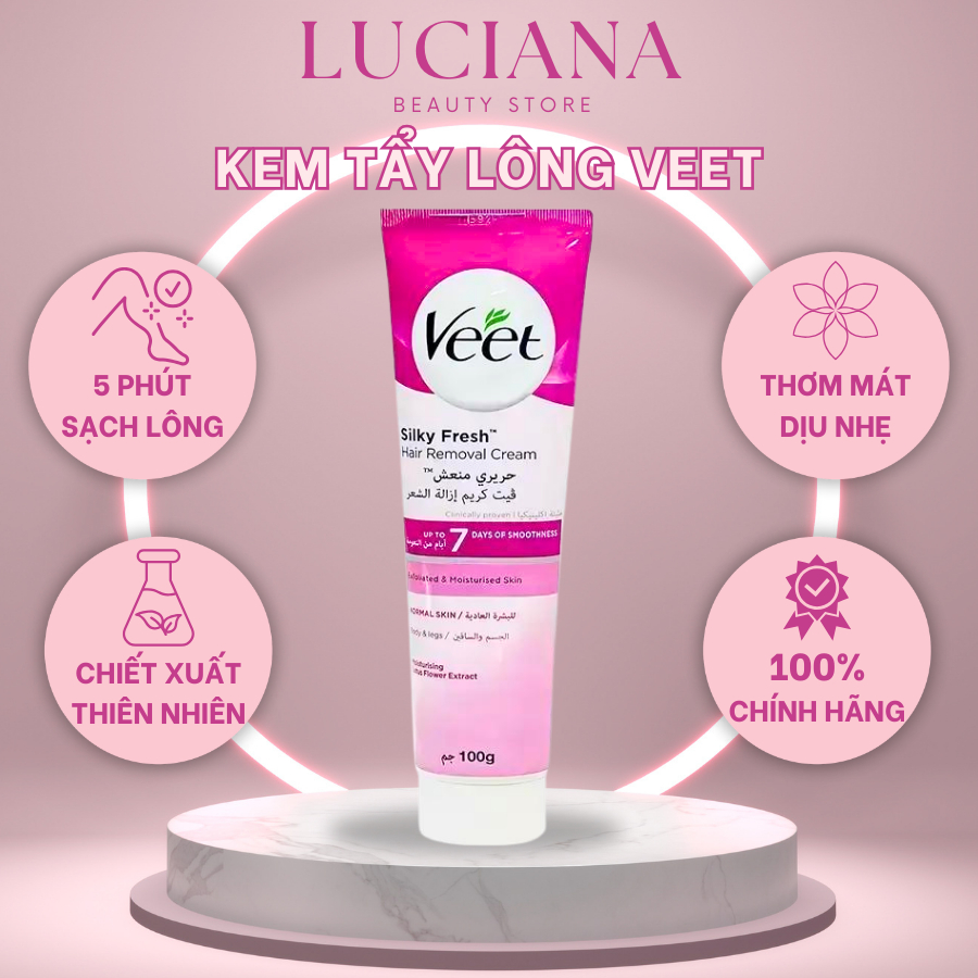 Kem Tẩy Lông Veet 100ml Chính Hãng