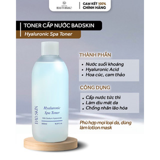Toner cấp nước BADSKIN HYALURONIC SPA TONER
