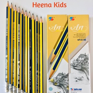 COMBO 3 Hộp Bút Chì (1 Hộp 10 Cây) TL HB cho học sinh, văn phòng 🍀𝑭𝑹𝑬𝑬 𝑺𝑯𝑰𝑷🍀 Bút chì kèm tẩy nét đậm