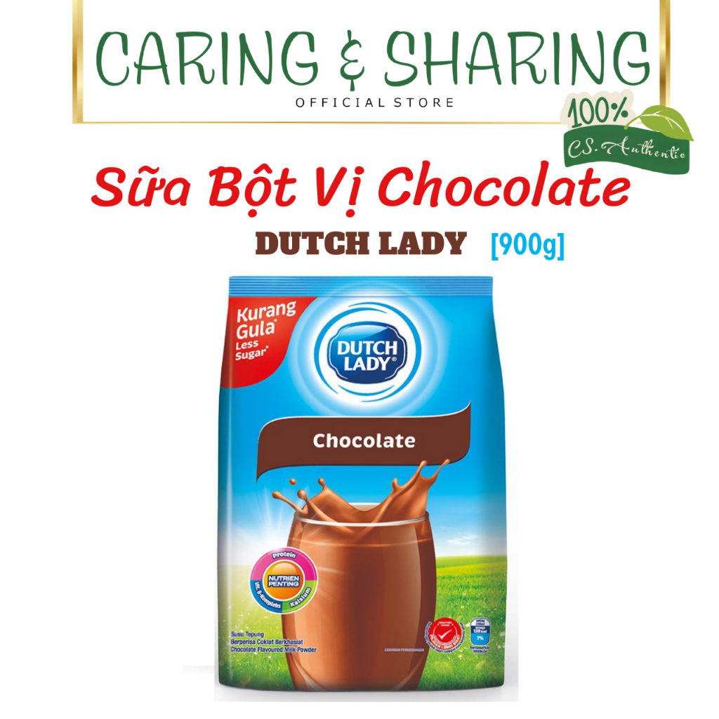 Sữa Bột Dutch Lady Vị Socola Malaysia - Bịch 900G