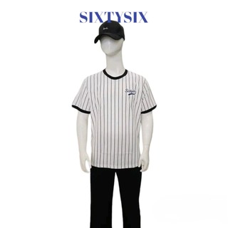 Áo thun trơn basic và áo bóng chày 100% cotton sixtysix denim.