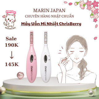 (Sẵn,nội địa Nhật)Máy uốn mi kẹp mi chuốt cong mi Mini Eyelash Curler ChrisBerry hàng nội địa Nhật Bản
