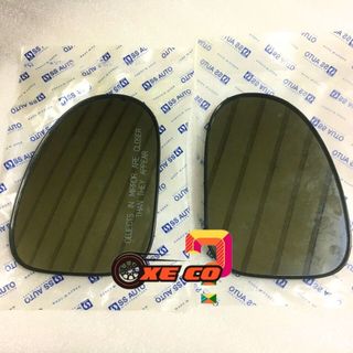Mặt kính chiếu hậu matiz 2, mặt gương chiếu hậu, 93741157, 93741156 - phụ tùng xe cỏ