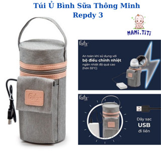 READY 3 - Túi vải ủ ấm bình sữa / Dụng cụ hâm sữa du lịch cầm tay Fatzbaby - Fatz FB3103SL