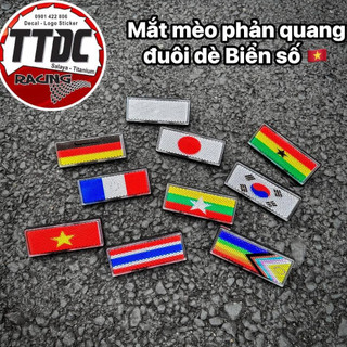 Mắt mèo phản quang lắp thay thế đuôi dè biển số