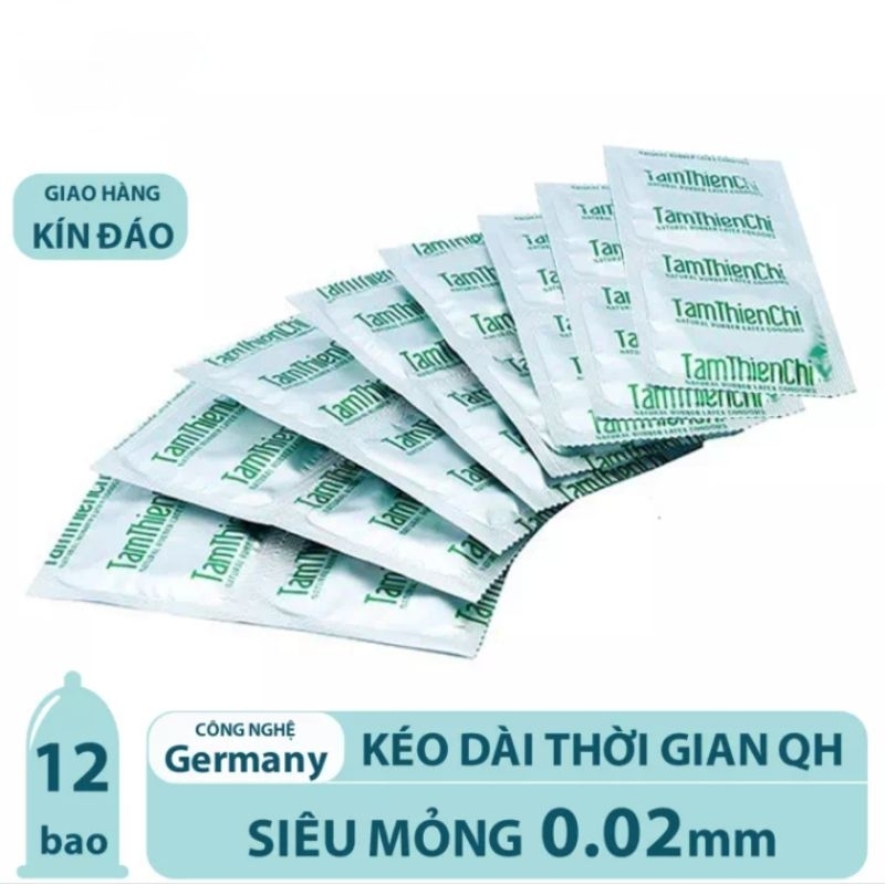 Combo 12 chiếc bao cao su Tâm Thiện Chí