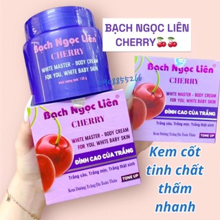 Kem body trắng da bạch ngọc liên cherry màu tím 120g