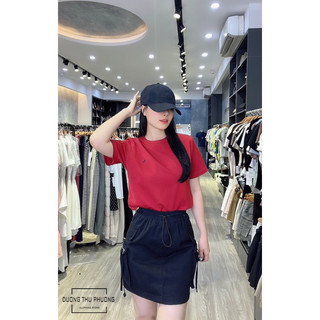 Áo phông thêu ngựa siêu nét vải cotton 2C cao cấp dày mịn thời trang trẻ siêu đẹp 2024 - LADY.Clothing