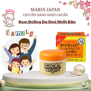 Kem dưỡng da body Medical Cream Omi Brotherhood Meturm Vitamin Preparations Cream giúp giảm nứt nẻ 145gr