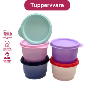 Tupperware_bộ 04 hộp sữa chua tupperware snack cup 125ml