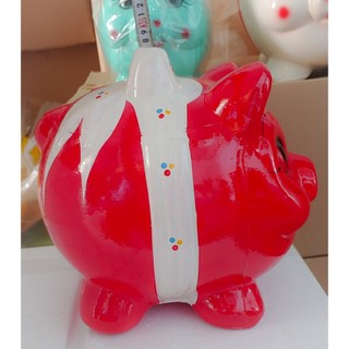 Heo đất tiết kiệm có nơ size lớn 30cm