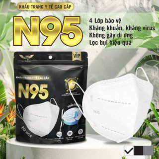 [Combo 100 cái] Khẩu Trang N95 5 lớp HM Pro Mask kháng khuẩn chống bụi mịn PM2.5