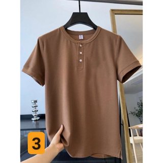 Áo Thun Nam cộc tay tổ ong chất cotton - Áo thun nam mẫu mới, Áo phông nam cổ tàu (CT03)