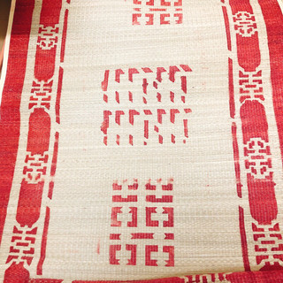 Chiếu cói 1m2 in gấm