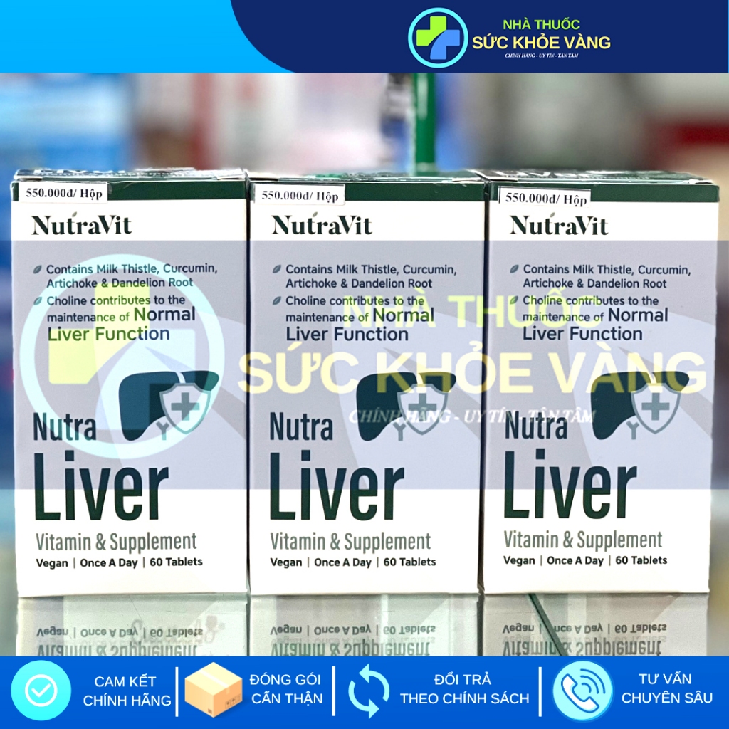 NUTRA LIVER - Liver Support Vitamins - Thực Phẩm Bảo Vệ Sức Khoẻ, Giúp Giải Độc, Tăng Cường Chức Năn