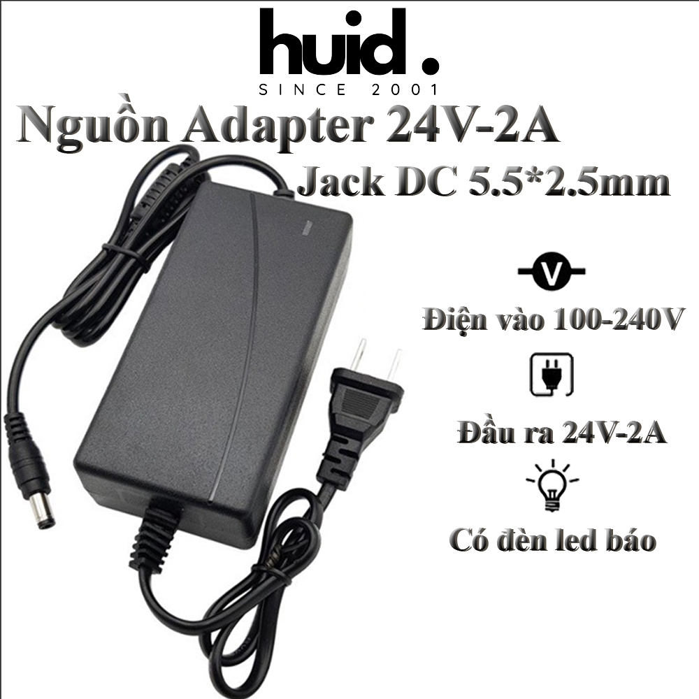 Nguồn Adapter 2 Đầu Dây 24V-2A / 24V-3A / 24V-5A / 24V-6A / 24V-8,5A / 24V-10A