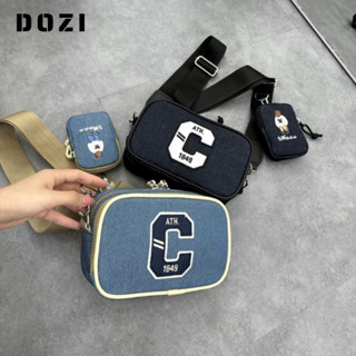 Túi Đeo Chéo Nam Nữ Thêu Chữ C Cao Cấp Hàng Full Tag Mag Bao Bì, Túi Đeo Chéo Mini Mới Nhất Hiện Nay_DOZI TX0708