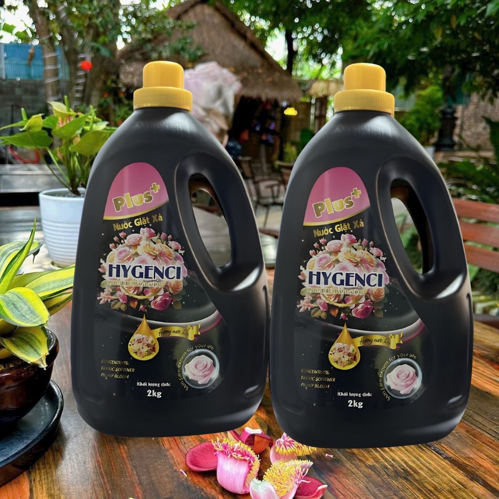 (COMBO 2 CAN) Nước Giặt Hygenci Plus Hàng Việt Nam Công Nghệ 3D Thái Lan Can 2kg !