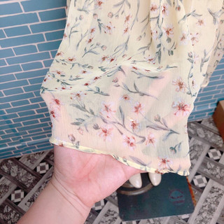 đầm bigsize voan in hoa màu 2hand