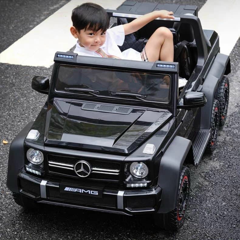 XE ĐIỆN TRẺ EM G63 6 BÁNH TẢI TRỌNG 100KG